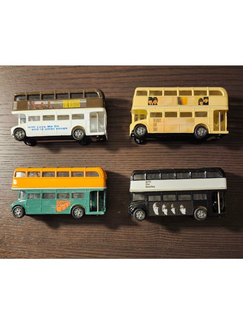 4- Beatles Album Cover London Bus Metal Double Decker Busses Factory Ent.